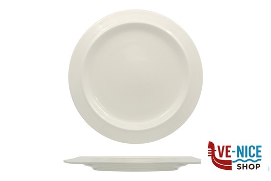 piano KAMA AVORIO - PIATTO PIANO CM 27- ALLUMINA ARIANE FINE PORCELAIN