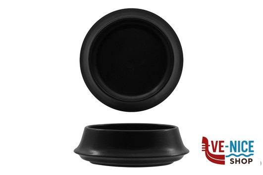 ciotolina KAMA NERO MATT- COPPETTA CM13 -NON IMPIL- ALLUMINA ARIANE FINE PORCELAIN