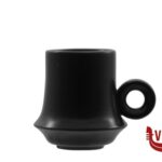 tazze da caffe' KAMA NERO MATT - TAZZA CAFFE  8 CL- ALLUMINA ARIANE FINE PORCELAIN