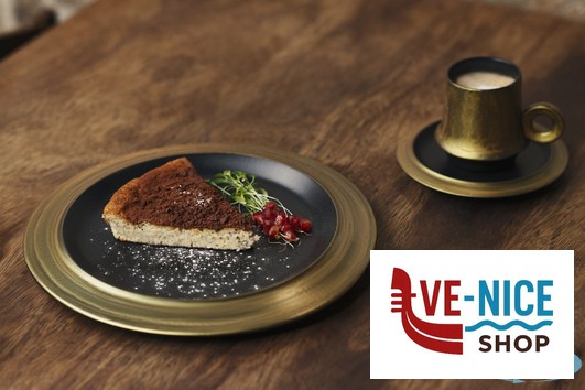 piano KAMA ORO - PIATTO PIANO CM 27- ALLUMINA. NON LAVABILE IN LAVASTOVIGLIE ARIANE FINE PORCELAIN - immagine 2