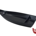 accessori da portata KAMOME MELAM-BARCA SUSHI NERA CM.39X18 E113316BK00 ILSA