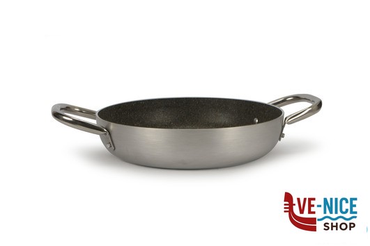 antiederente KERASTONE GRANITE-TEGAME 2 MANIGLIE CM 28 BALLARINI PROFESSIONALE