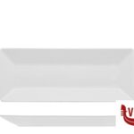 porcellana KIMI - PIATTO RETTANGOLARE.CM.34X14 SATURNIA