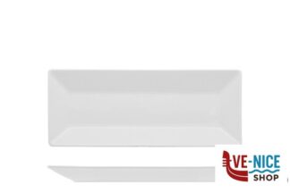 porcellana KIMI - PIATTO RETTANGOLARE.CM.34X14 SATURNIA