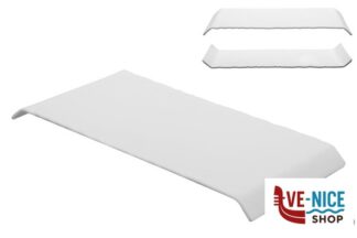 ceramica KORA -PIATTO RETT.DOUBLE-FACE BIANCO MATT CM 30X14 IMPORT TAVOLA PROFESSIONAL