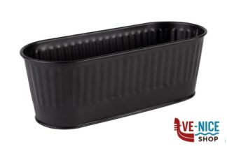 inox KORB- CESTINO MULTIUSO IN ACCIAIO CM 29,5X12 H 10 LT 2 - DIMENSION BASE 29,5 X 8,5 APS ASSHEUER POTT GMBH E CO KG