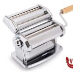macchine per pasta LA CLASSICA-MACCHINA I PASTA IMPERIA RUVIDA 150 - SFOGLIA 150MM -  FETTUCCINE 6,5MM-LASAGNETTE 12MM, CON SACCHETTO IN COTONE PENNELLINO E TRAMOGGIA IMPERIA