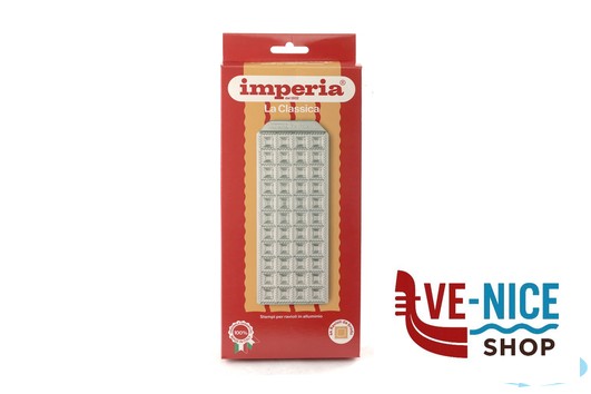 utensili vari LA CLASSICA - RAVIOLAMP STAMPO 44 RAVIOLI QUADRO MM 25X25 CON MATTARELLO IMPERIA - immagine 4