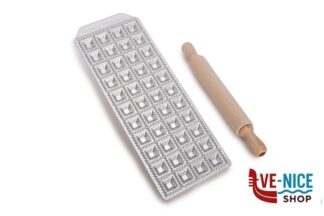 utensili vari LA CLASSICA - RAVIOLAMP STAMPO 44 RAVIOLI QUADRO MM 25X25 CON MATTARELLO IMPERIA