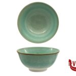 ceramica REACT LAGOON-COPPETTA CM.15 ACQUAMARINA IN PORCELLANA IMPORT TAVOLA