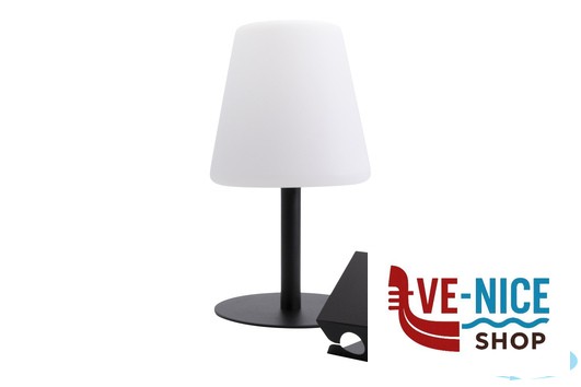 lampade MICHELLE-LAMPADA DA TAVOLO WIRELESS A LED RICARICABILE CON 3 LAVAGNETTE ATTACCABILI CM 15 H 28 LP-BL-TA SECURIT - immagine 2