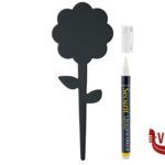 altri LAVAGNA CON PUNTA-SET 5 ETICHETTE A FORMA DI FIORE CON PENNARELLO 18X7X0,1 NERO TAG-FLOWER5 SECURIT