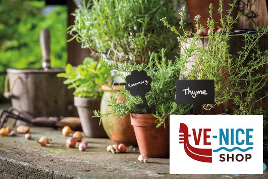 altri LAVAGNA CON PUNTA-SET 5 ETICHETTE A FORMA DI FIORE CON PENNARELLO 18X7X0,1 NERO TAG-FLOWER5 SECURIT - immagine 2