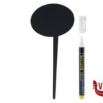 altri LAVAGNA CON PUNTA-SET 5 ETICHETTE A FORMA DI NUVOLA CON PENNARELLO 18X8,1X0,1 NERO TAG-BUBBLE5 SECURIT