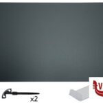 altri SET DA 5 LAVAGNE TAG NERE FORMATO A4 CM 21X29,7 CON 1 PENNARELLO A GESSO LIQUIDO BIANCO   2 SUPPORTI CON PUNTA   2 SUPPORTI TRASPARENTI   TAG-A4-WT SECURIT