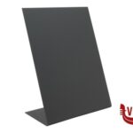 altri SET DA 3 LAVAGNE NERE DA TAVOLA A FORMA DI L IN ACRILICO FORMATO A5 CM  15X8,5XH21,5  TBA-BL-A5 SECURIT