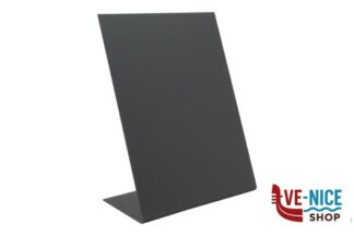 altri SET DA 3 LAVAGNE NERE DA TAVOLA A FORMA DI L IN ACRILICO FORMATO A5 CM 15X8,5XH21,5 TBA-BL-A5 SECURIT