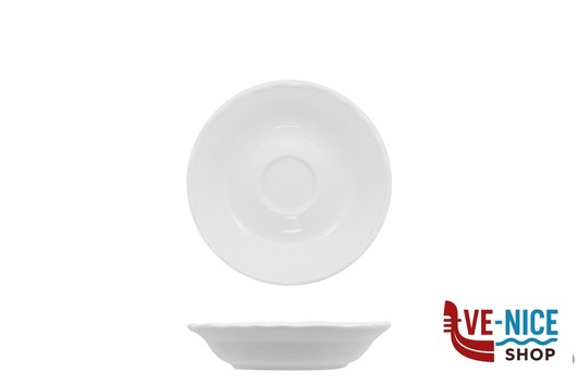 tazze da caffe' DIANA - PIATTINO TAZZA CAFFE CM 12 IMPORT TAVOLA PROFESSIONAL