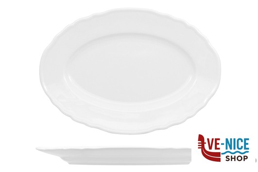 piano DIANA - VASSOIO OVALE COUPE CM 36 IMPORT TAVOLA PROFESSIONAL