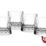 vetro LEAFY FB TUMBLER WHISKY CONFEZIONE DA 4 PEZZI - CL 30 DIAMETRO CM.9,0 - H.8,5 - 420194-1113171 PASABAHCE
