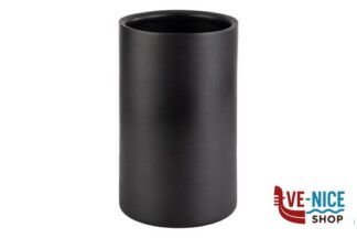 glacette/secchiello ghiaccio LEVANTE-REFRIGERATORE BOTTIGLIA INOX A DOPPIA PARETE COLOR NERO PER 1 BOTTIGLIA DA 0,7 A 1,5 LT CM.10-12 H.20 36127 APS ASSHEUER POTT GMBH E CO KG