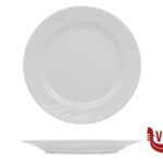 0 LIDIA BIANCO- PIATTO PIANO CM.25 IN PORCELLANA ZAKLADY PORCELANY STOLOWEJ LUBIANA