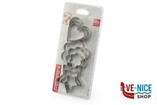 utensili vari per dolci LILLO TAGLIABISCOTTI ASSORTITI 9 PZ  04GD233 PEDRINI