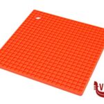 sottopentole LILLO.SOTTOPENTOLA IN SILICONE IN 2 COLORI ASSORTITI GRIGIO E ROSSO PEDRINI