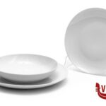 porcellana LINDA COUPE-SERVIZIO TAVOLA 18 PEZZI PORCELLANA BIANCO IMPORT TAVOLA