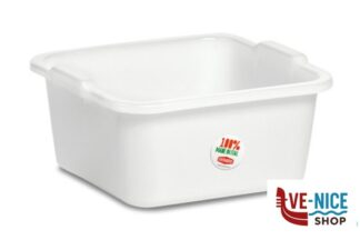 contenitori LINEA 2 - BACINELLA QUADRA CM 30 BIANCA 29300 STEFANPLAST