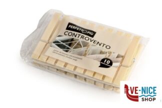 0 LINEA PIU MOLLETTE BUCATO CONFEZIONE 10 PEZZI CONTROVENTO 389 LA PIACENTINA