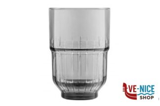 bicchieri bibita LINQ FUME- CONFEZIONE 12 BICCHIERI BEVERAGE CL 35,5  TEMPERATI IMPILABILI COLORATI IN PASTA COLORE B.V.KONINKLIJKE NEDERLANDSCHE GLASFABRIEK LEERDAM