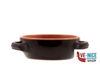 smaltato LIU MARRONE - CASSERUOLA 2 MANICI 12 10002121 DE SILVA