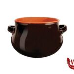 smaltato LIU MARRONE - PENTOLA CM 15 DE SILVA