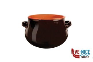 smaltato LIU MARRONE - PENTOLA CM 15 DE SILVA