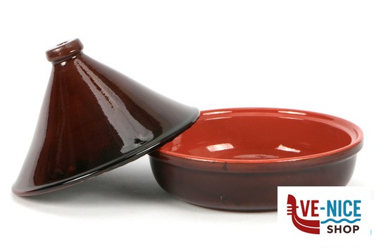 0 LIU MARRONE - TAJINA CON COPERCHIO CM 25 ART. DE SILVA