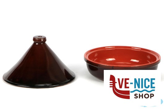 0 LIU MARRONE - TAJINA CON COPERCHIO CM 25 ART. DE SILVA - immagine 2