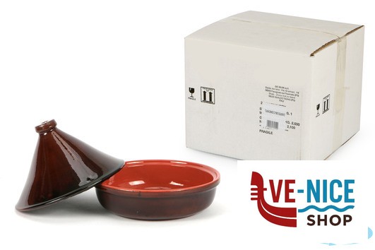 0 LIU MARRONE - TAJINA CON COPERCHIO CM 25 ART. DE SILVA - immagine 4