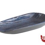 0 LOOPS-CIOTOLA OVALE MELAMINA BLU DECORATA CM.34X15,5XH.4 85024 APS  ASSHEUER POTT GMBH E CO KG