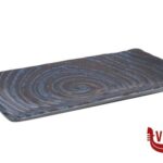 0 LOOPS-VASSOIO SUSHI IN MELAMINA BLU DECORATA CM 23,5X13,5 H 1,5 85025 APS  ASSHEUER POTT GMBH E CO KG