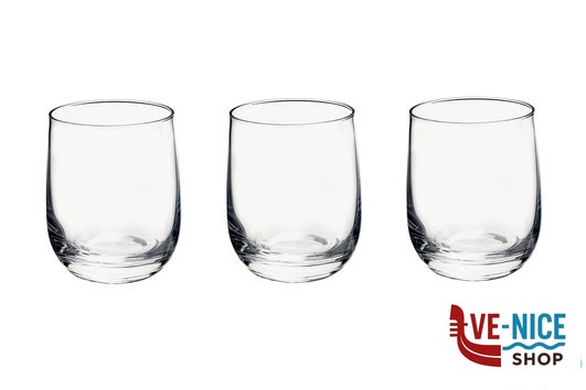 vetro LOTO - CONFEZIONE 3 BICCHIERI ACQUA CL 27,5 BORMIOLI ROCCO