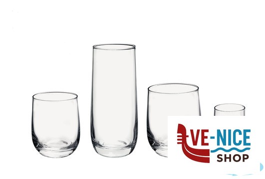 vetro LOTO - CONFEZIONE 3 BICCHIERI ACQUA CL 27,5 BORMIOLI ROCCO - immagine 3