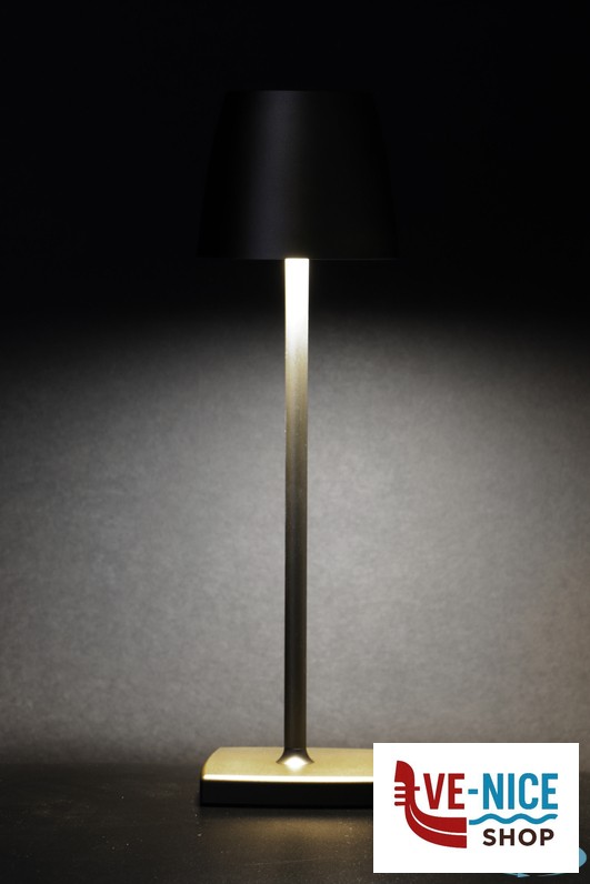 lampade LUMIERE-LAMPADA TAVOLO LED CM.11XH.38 BRONZO BC963 IMPORT TAVOLA PROFESSIONAL - immagine 2