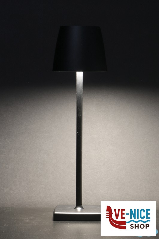 lampade LUMIERE-LAMPADA TAVOLO LED CM.11XH.38 NERA BC963 IMPORT TAVOLA PROFESSIONAL - immagine 2