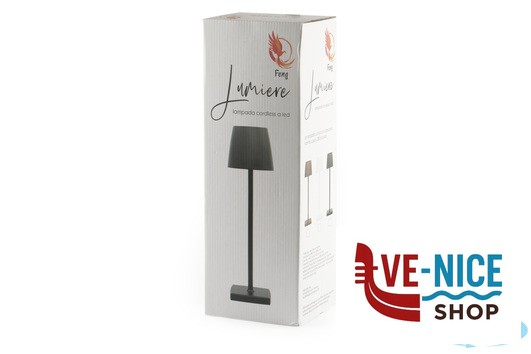 lampade LUMIERE-LAMPADA TAVOLO LED CM.11XH.38 NERA BC963 IMPORT TAVOLA PROFESSIONAL - immagine 4