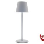 lampade LUMIERE ROUND-LAMPADA TAVOLO LED CM.10XH34 BIANCA IMPORT TAVOLA PROFESSIONAL