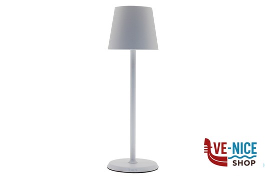 lampade LUMIERE ROUND-LAMPADA TAVOLO LED CM.10XH34 BIANCA IMPORT TAVOLA PROFESSIONAL