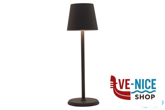 lampade LUMIERE ROUND-LAMPADA TAVOLO LED CM.10XH34 BRONZO IMPORT TAVOLA PROFESSIONAL - immagine 2