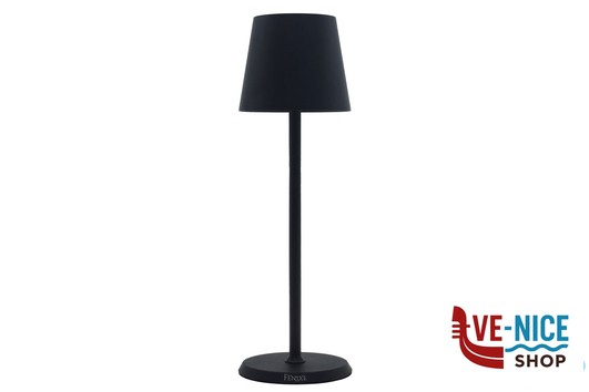 lampade LUMIERE ROUND-LAMPADA TAVOLO LED CM.10XH34 NERA IMPORT TAVOLA PROFESSIONAL