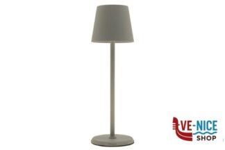 lampade LUMIERE ROUND-LAMPADA TAVOLO LED CM.10XH34 TORTORA IMPORT TAVOLA PROFESSIONAL